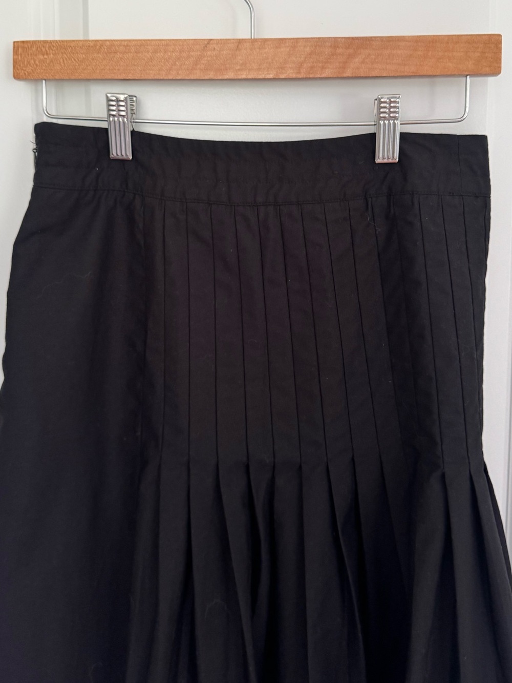 Banana Republic Pleated Asymmetrical Midi Skirt - Picture 6 of 9